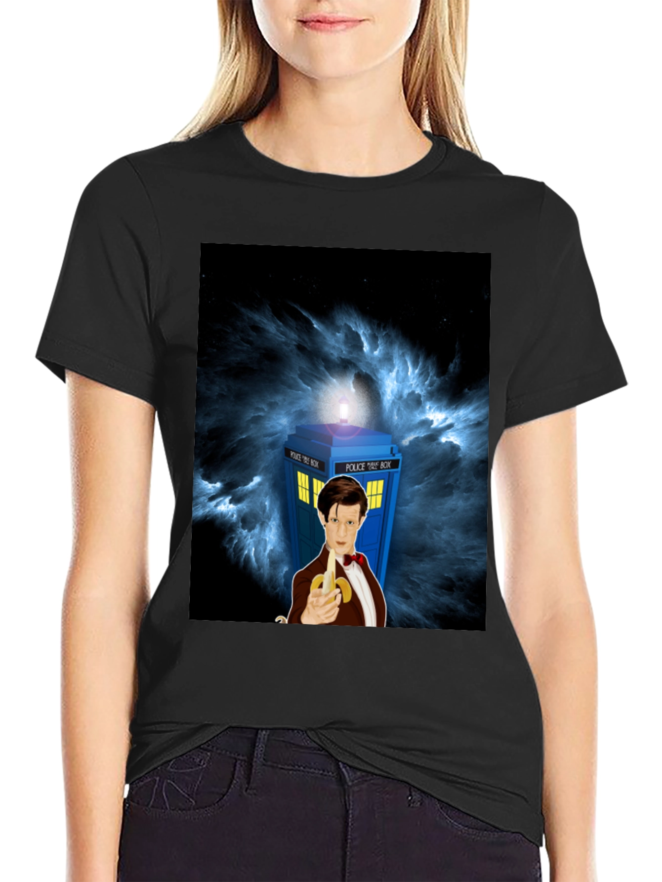 Doctor Who T-Shirt - Eleventh Doctor & Tardis Design