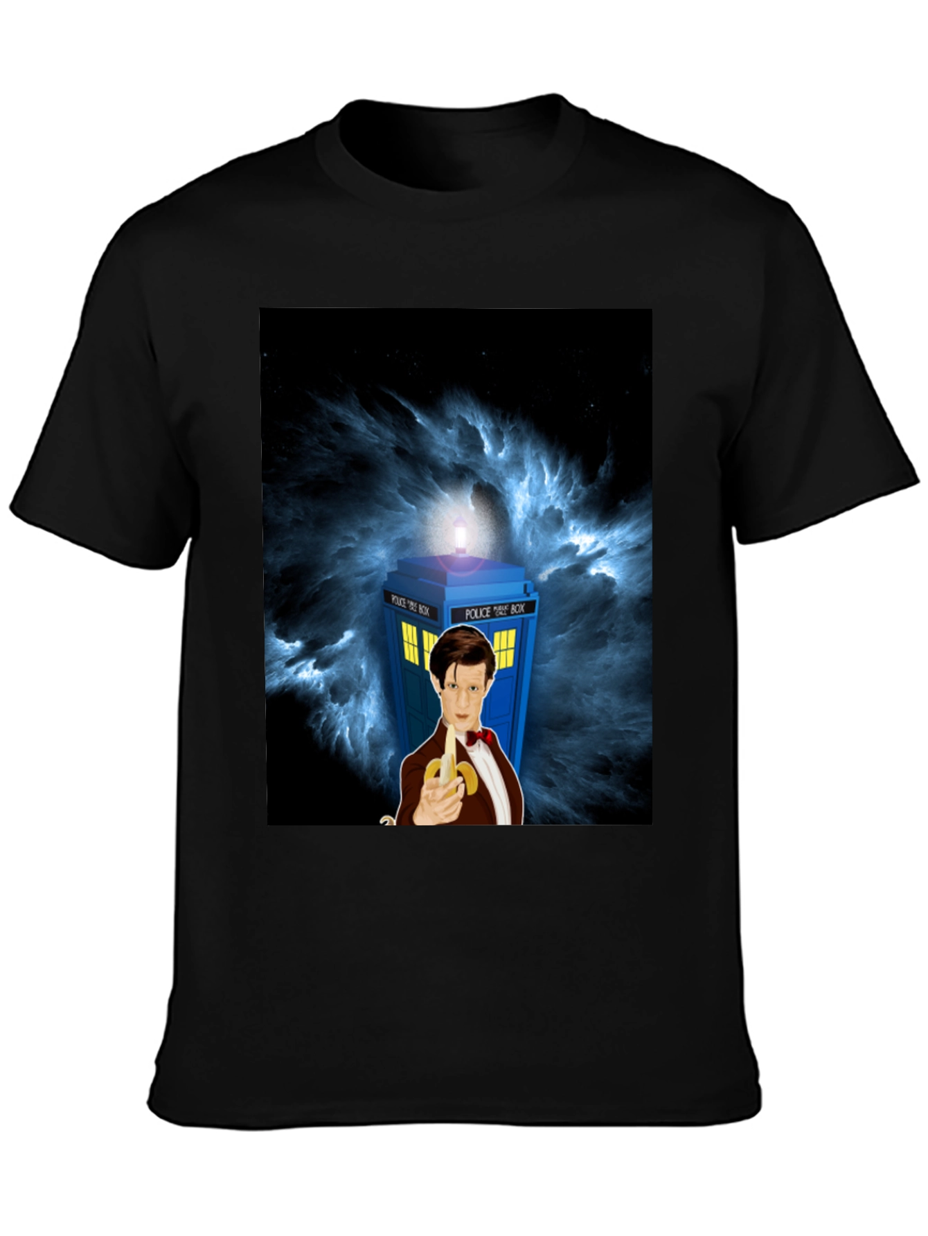 Doctor Who T-Shirt - Eleventh Doctor & Tardis Design