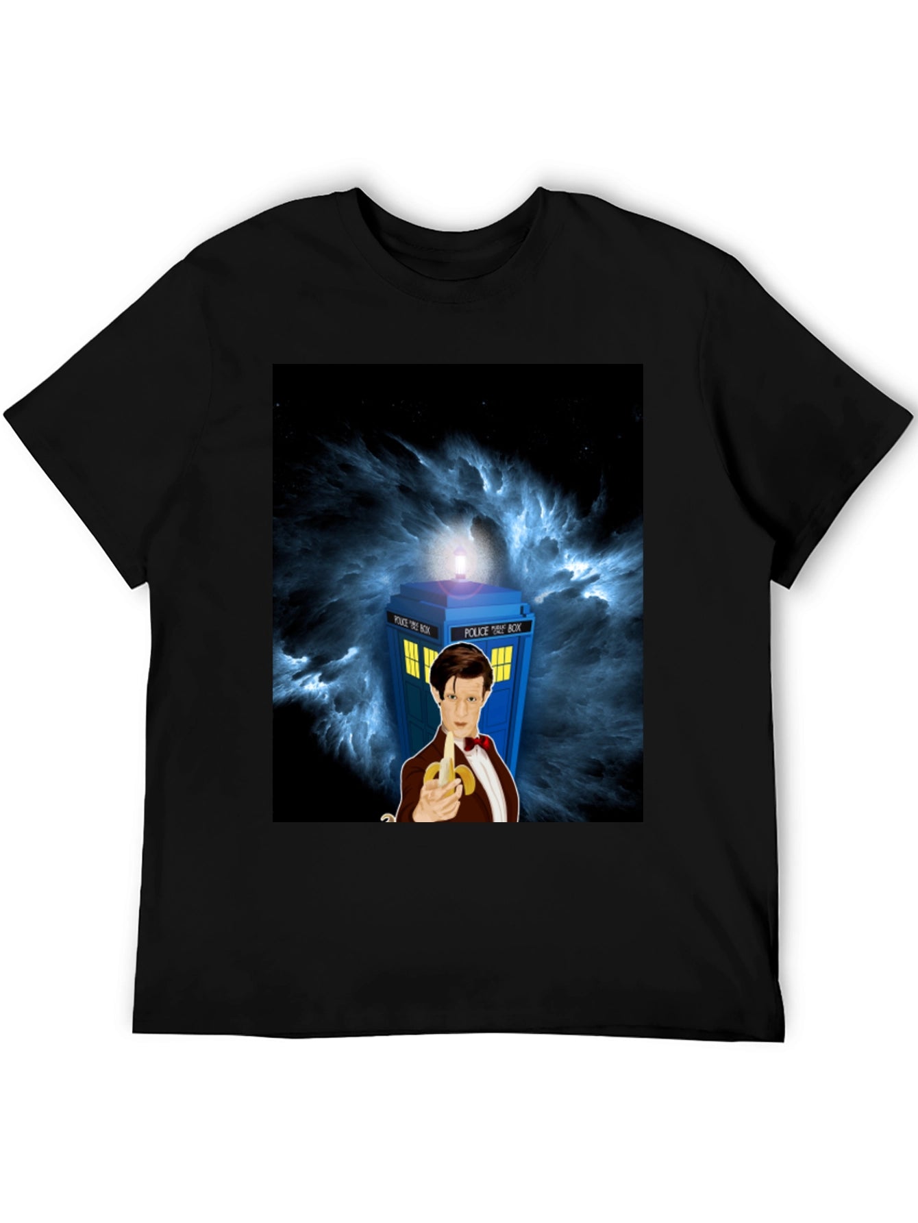 Doctor Who T-Shirt - Eleventh Doctor & Tardis Design