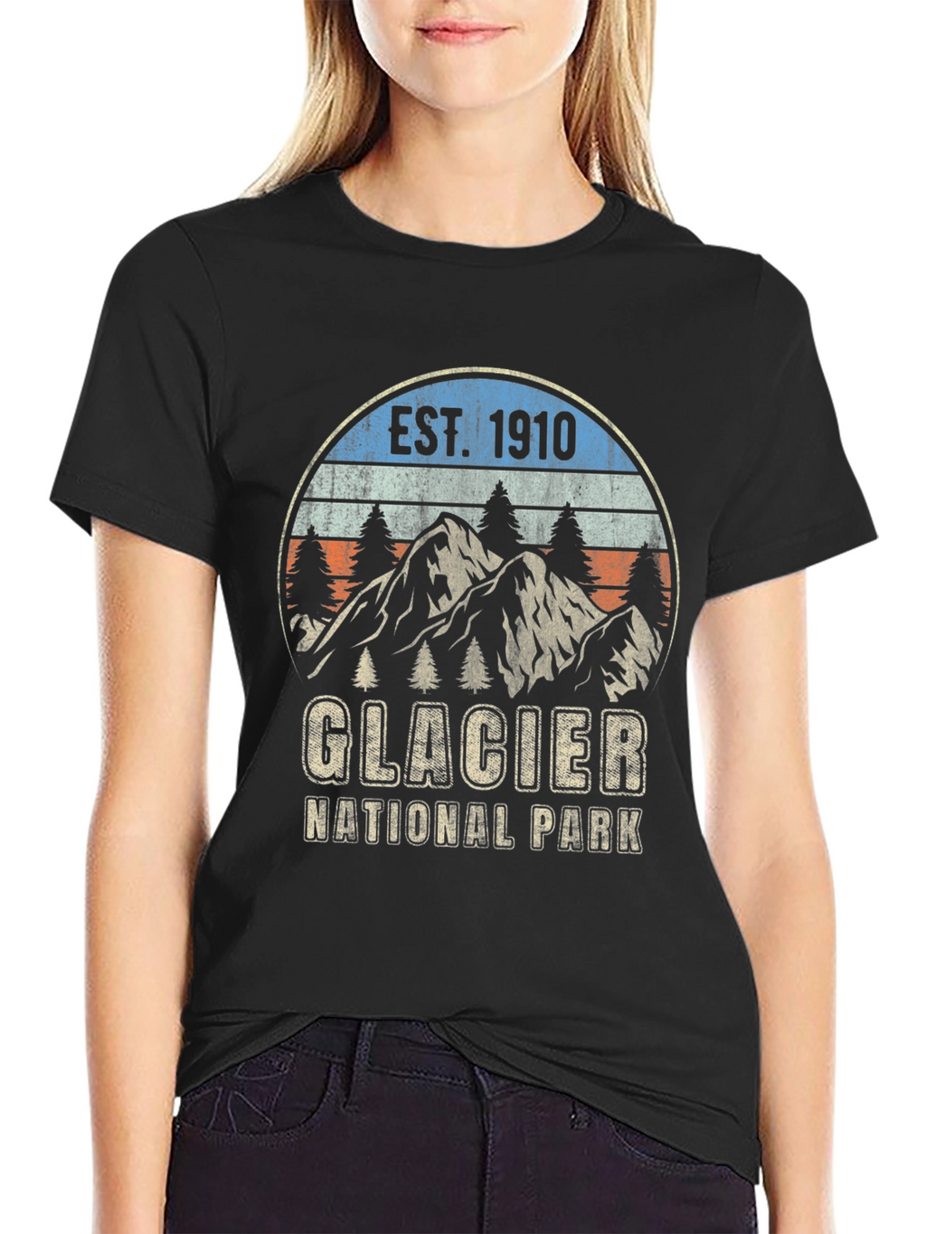 Glacier National Park Est. 1910 T-Shirt