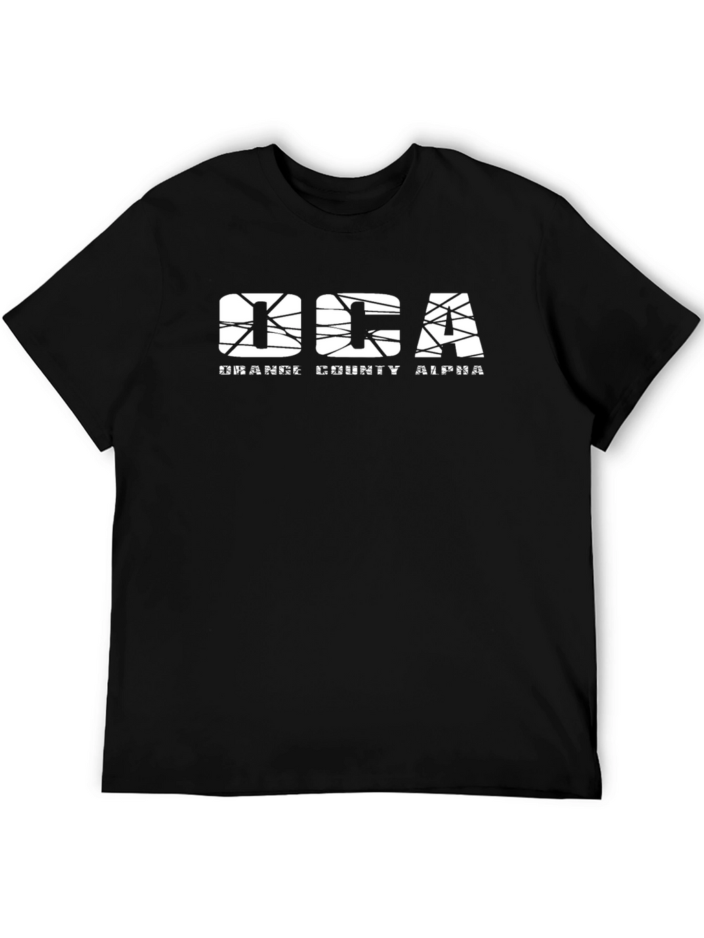 Orange County Alpha Graphic Tee - Black