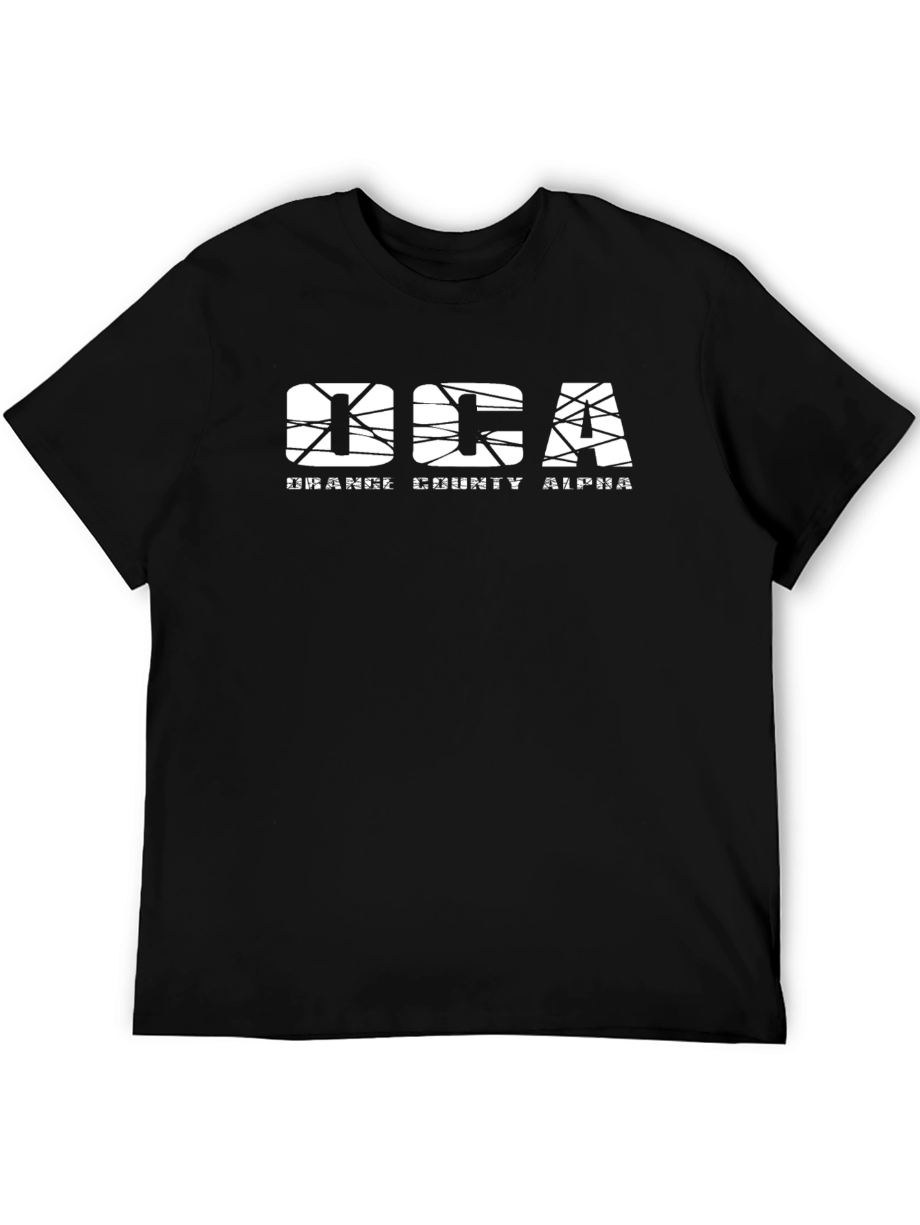 Orange County Alpha Graphic Tee - Black