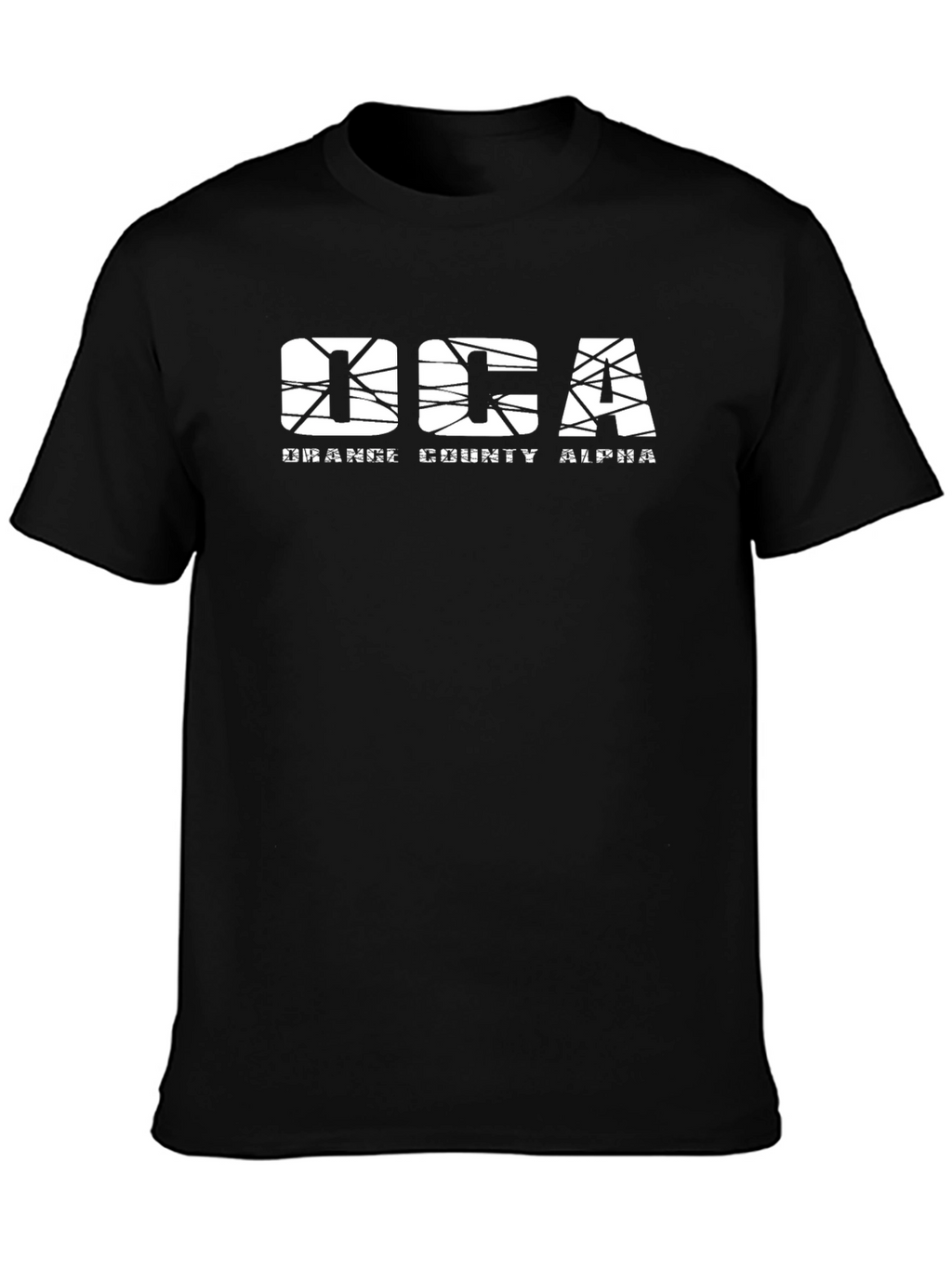 Orange County Alpha Graphic Tee - Black