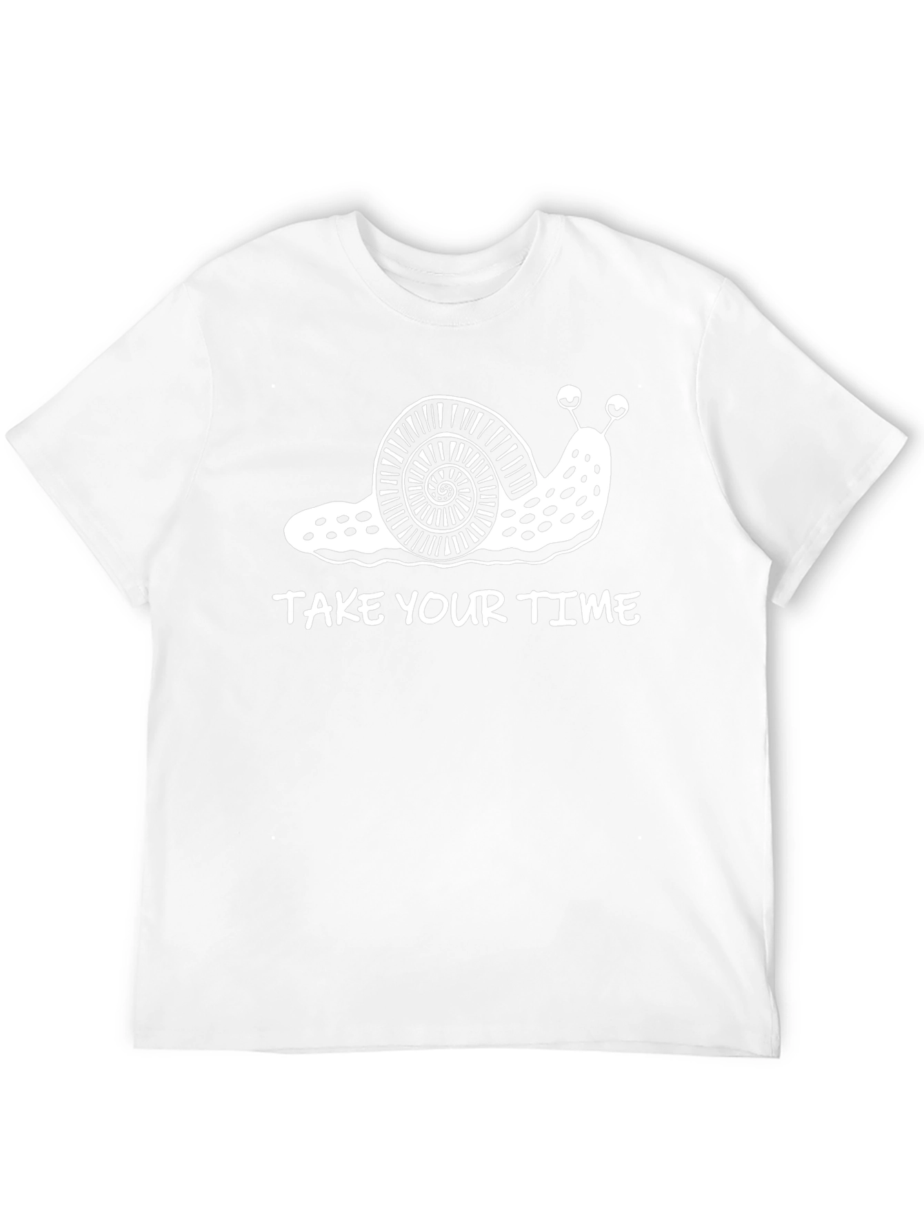 Take Your Time Snail Graphic Tee - Black