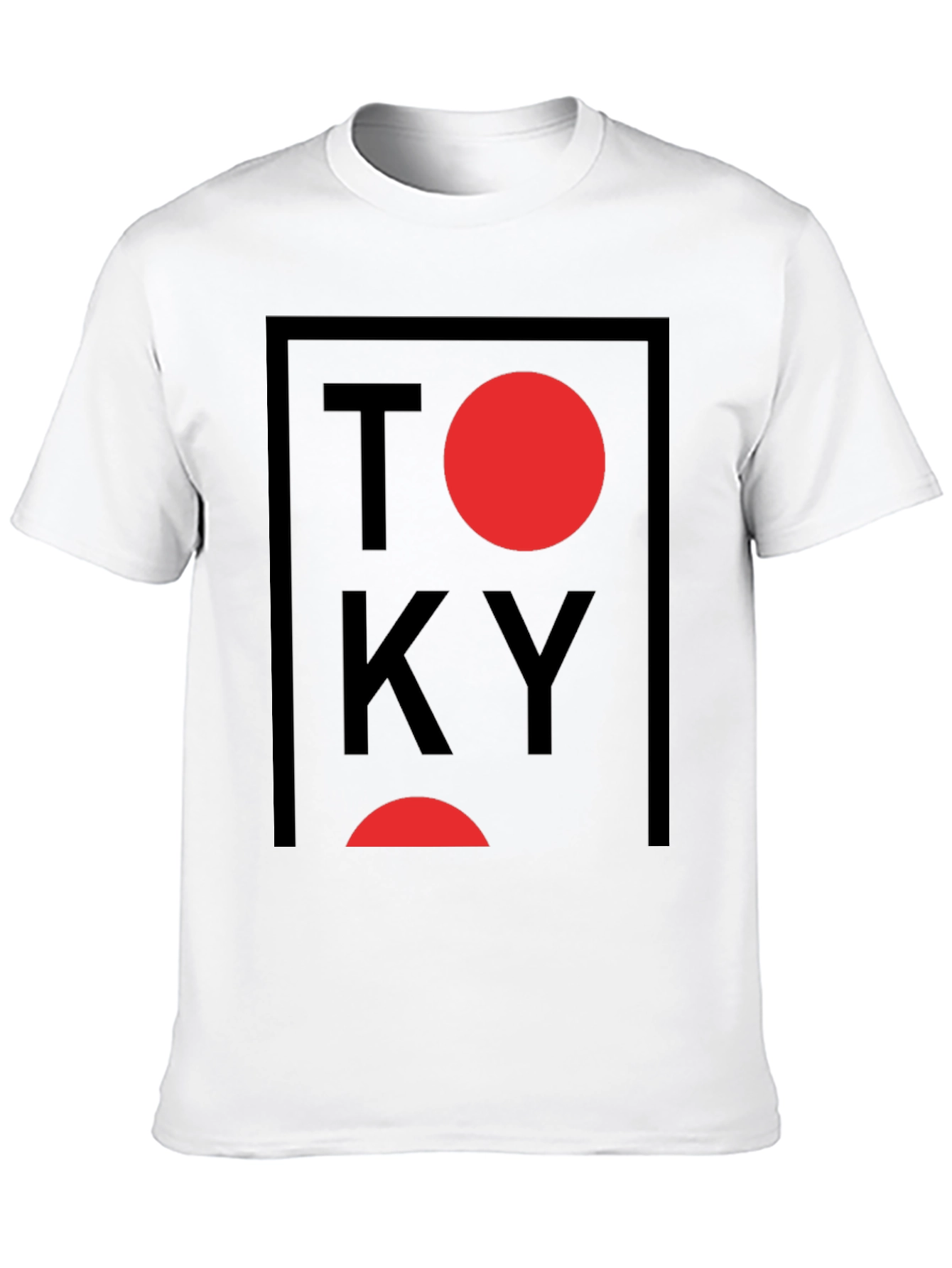 Tokyo Graphic Print Crewneck T-Shirt