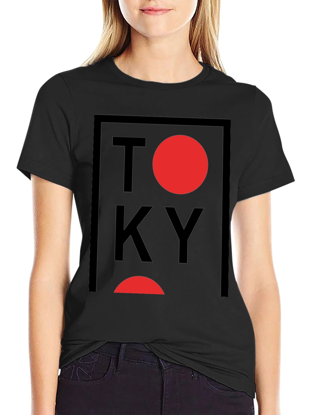 Tokyo Graphic Print Crewneck T-Shirt