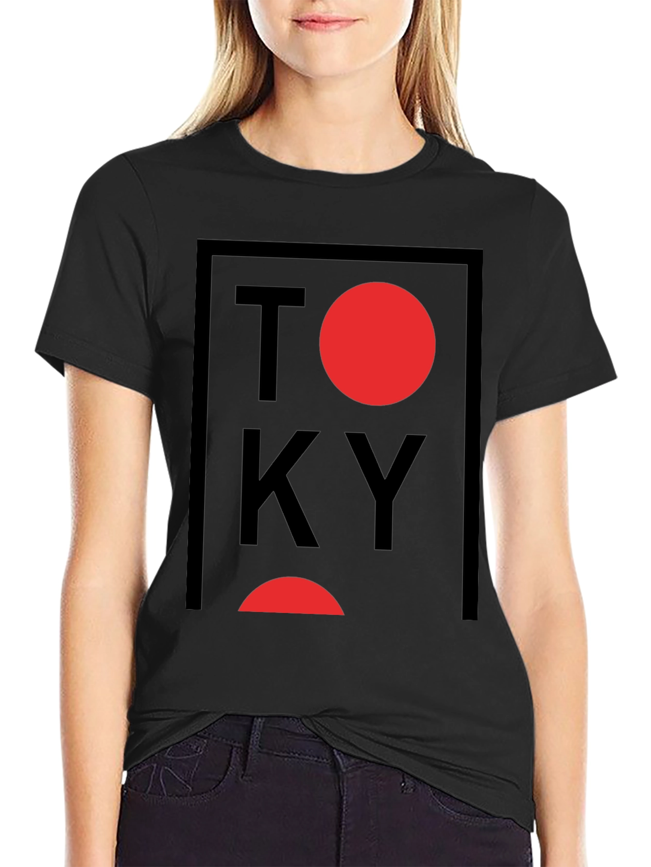 Tokyo Graphic Print Crewneck T-Shirt