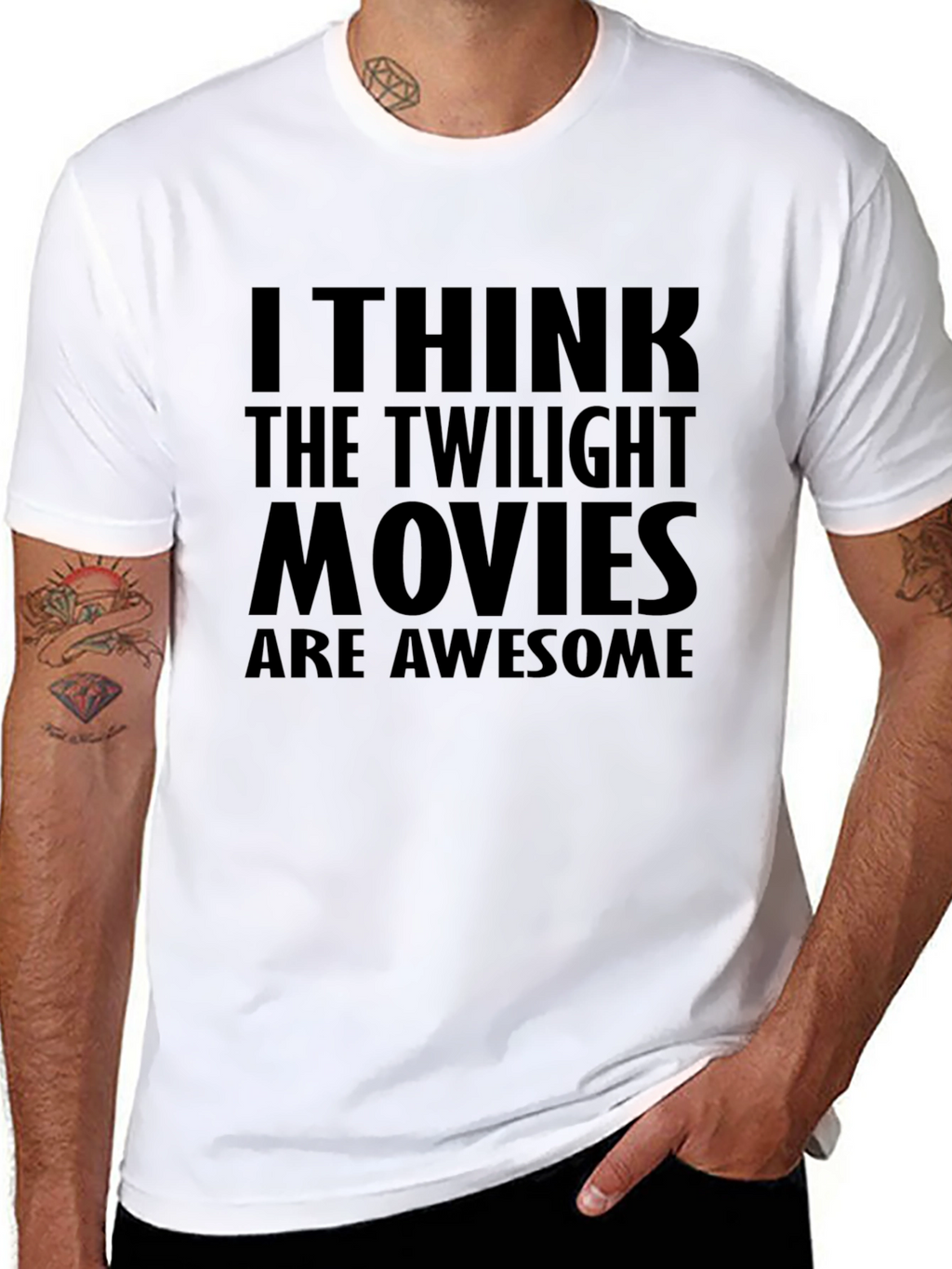 Twilight Movies Graphic Tee - Black