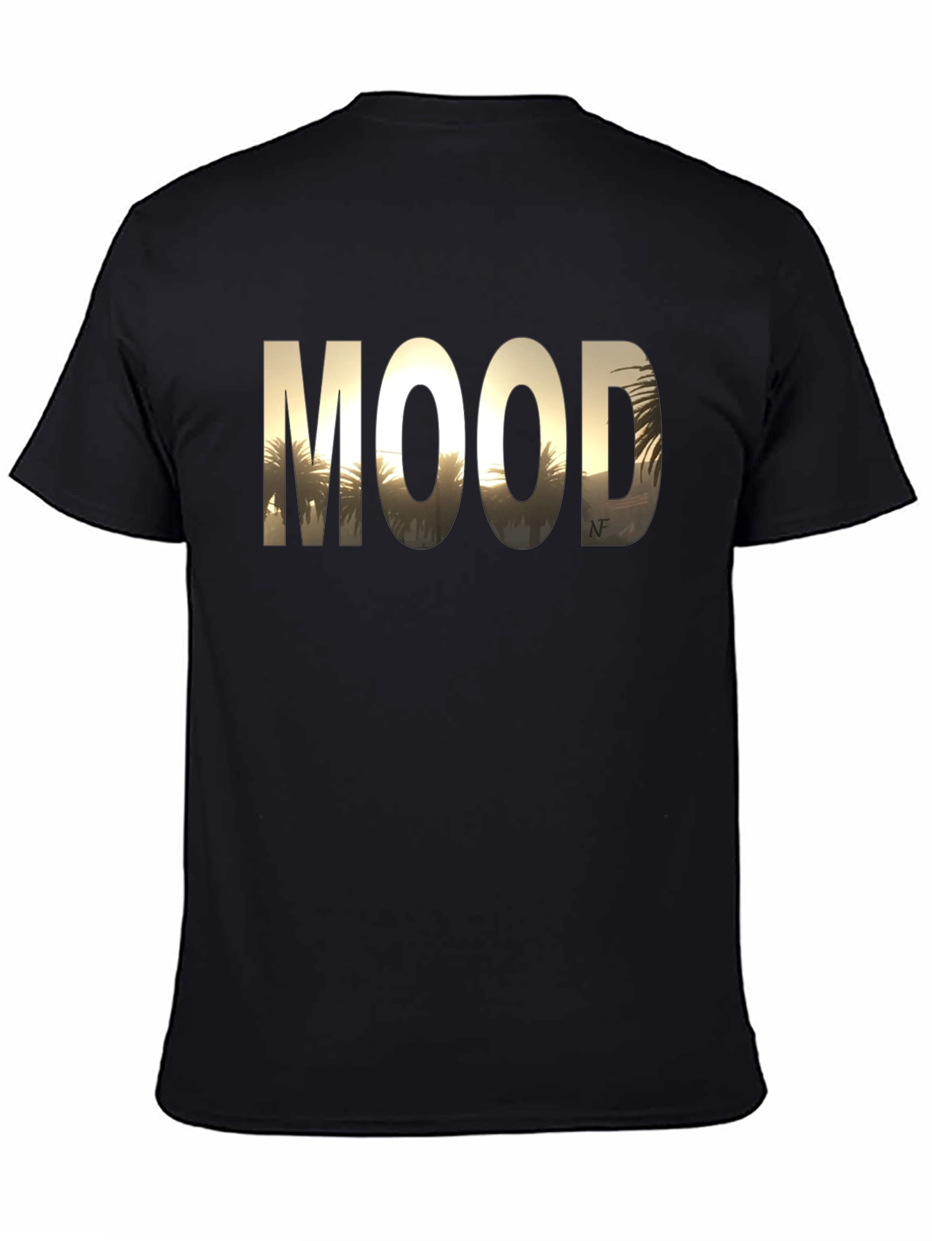 Mood Graphic Tee - Black Cotton T-Shirt