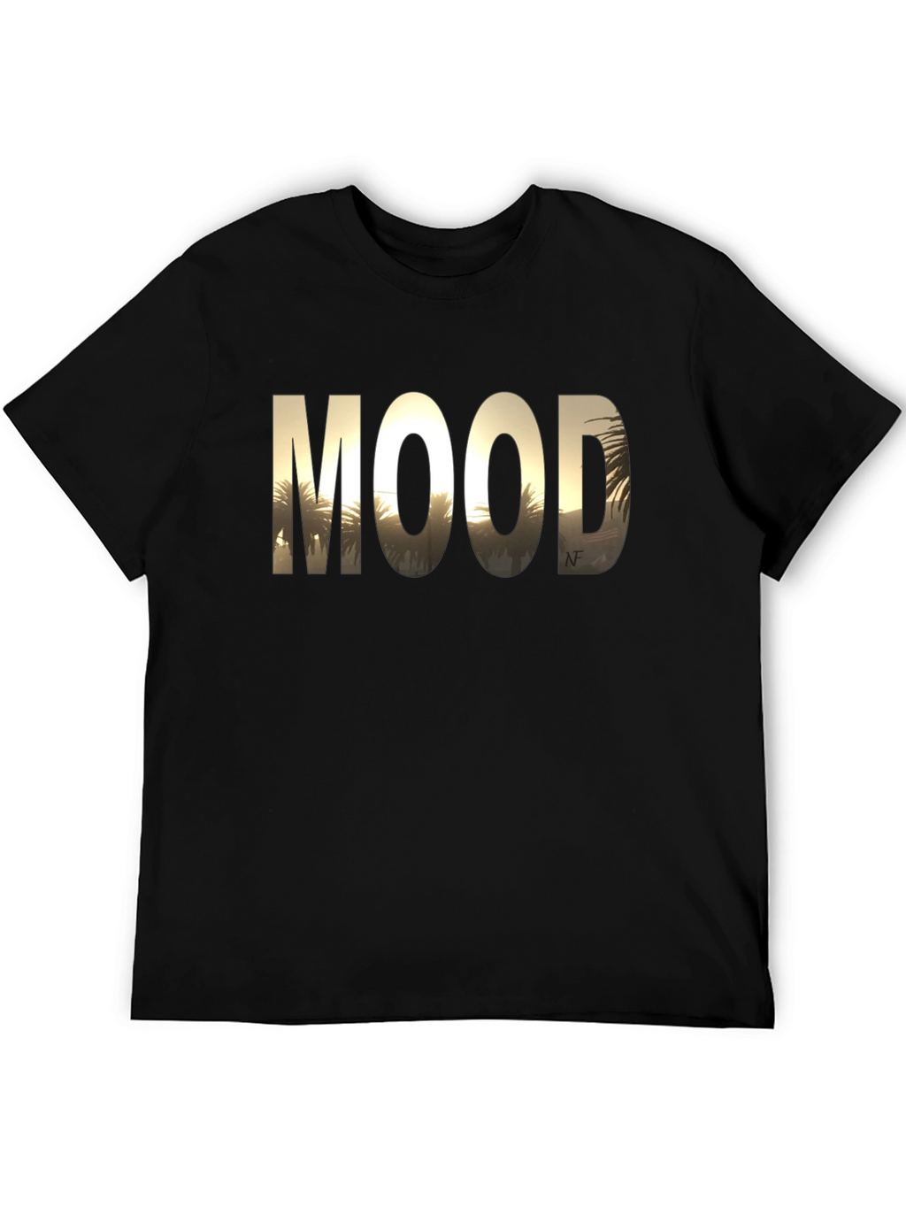 Mood Graphic Tee - Black Cotton T-Shirt