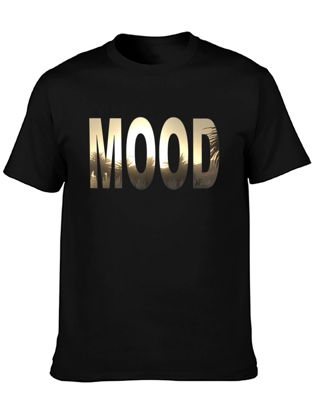 Mood Graphic Tee - Black Cotton T-Shirt