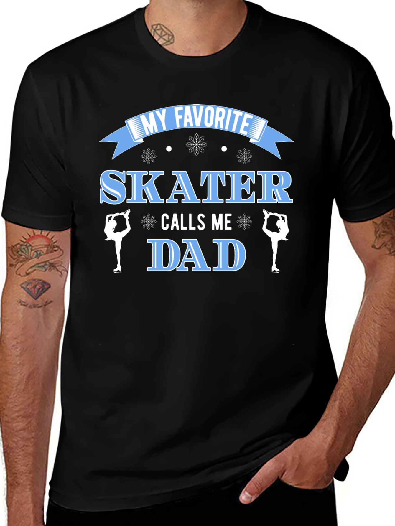 My Favorite Skater Calls Me Dad - Graphic Tee