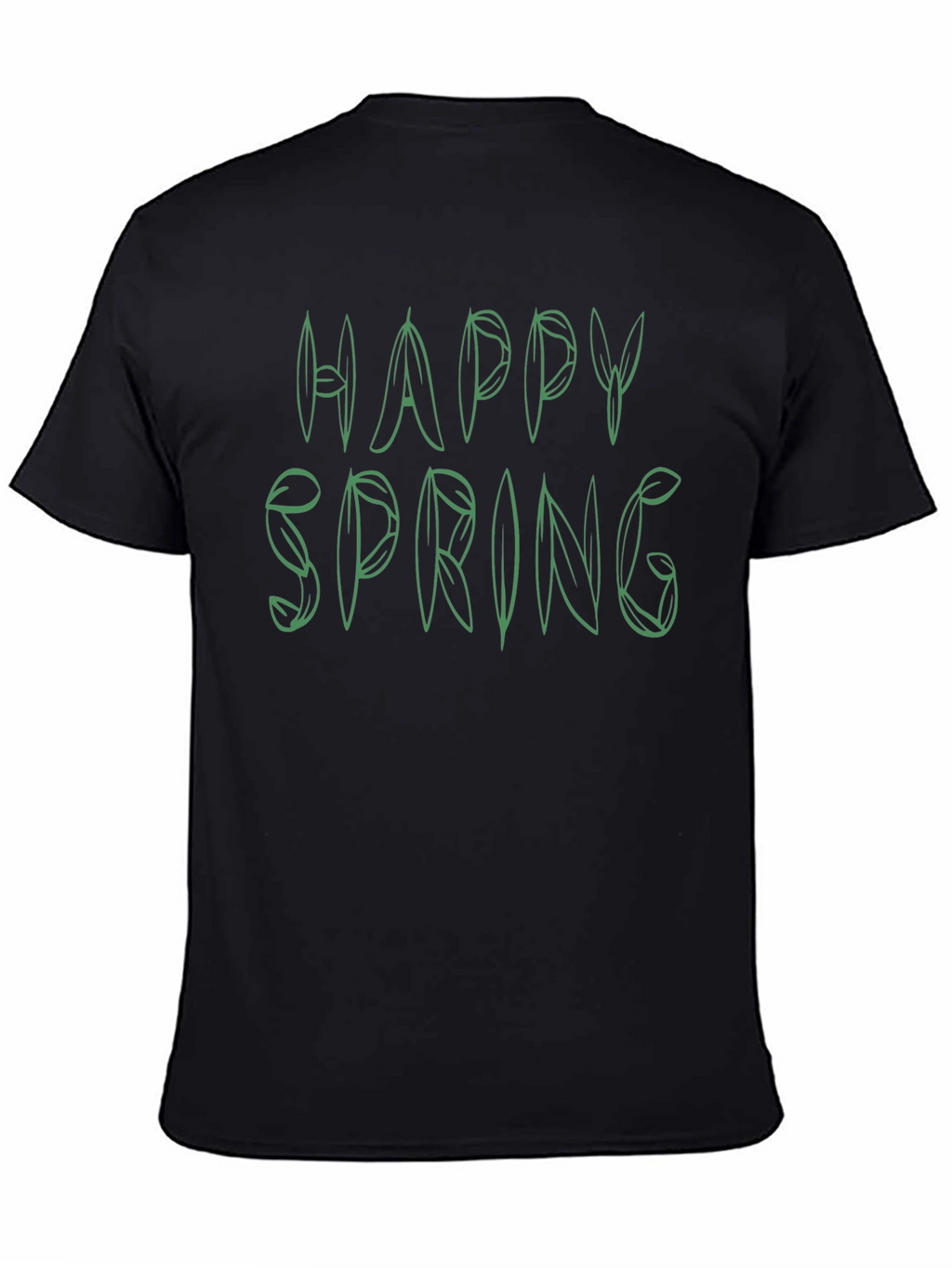 Happy Spring Green Leaf T-Shirt