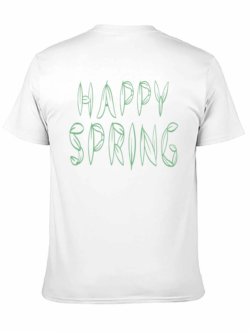 Happy Spring Green Leaf T-Shirt
