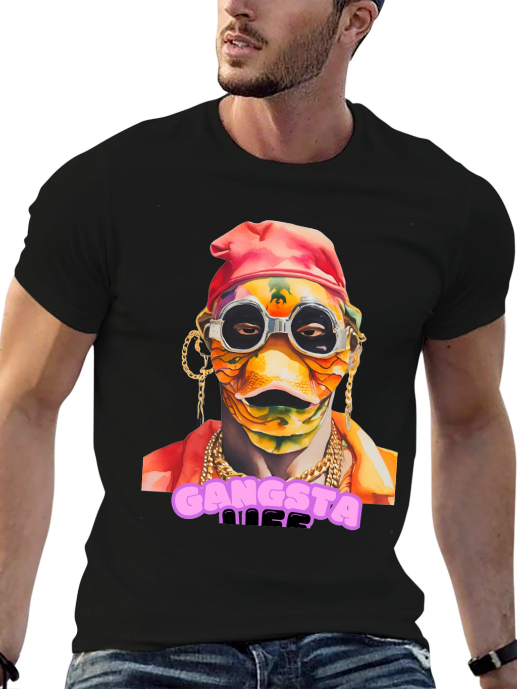 Gangsta Nilla T-Shirt Funky Design
