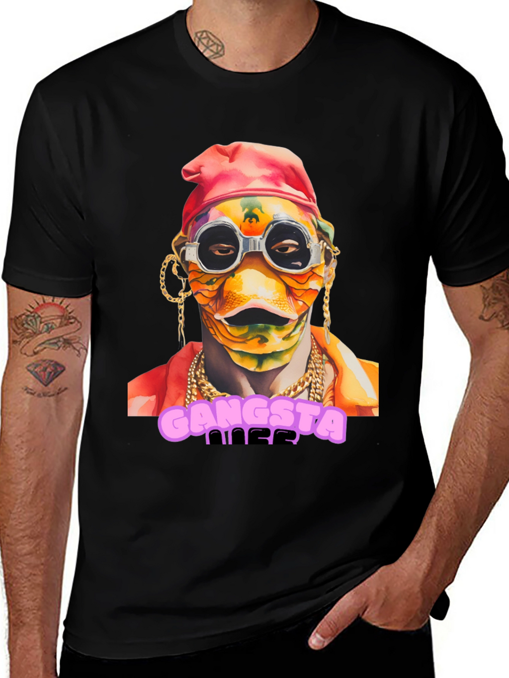Gangsta Nilla T-Shirt Funky Design