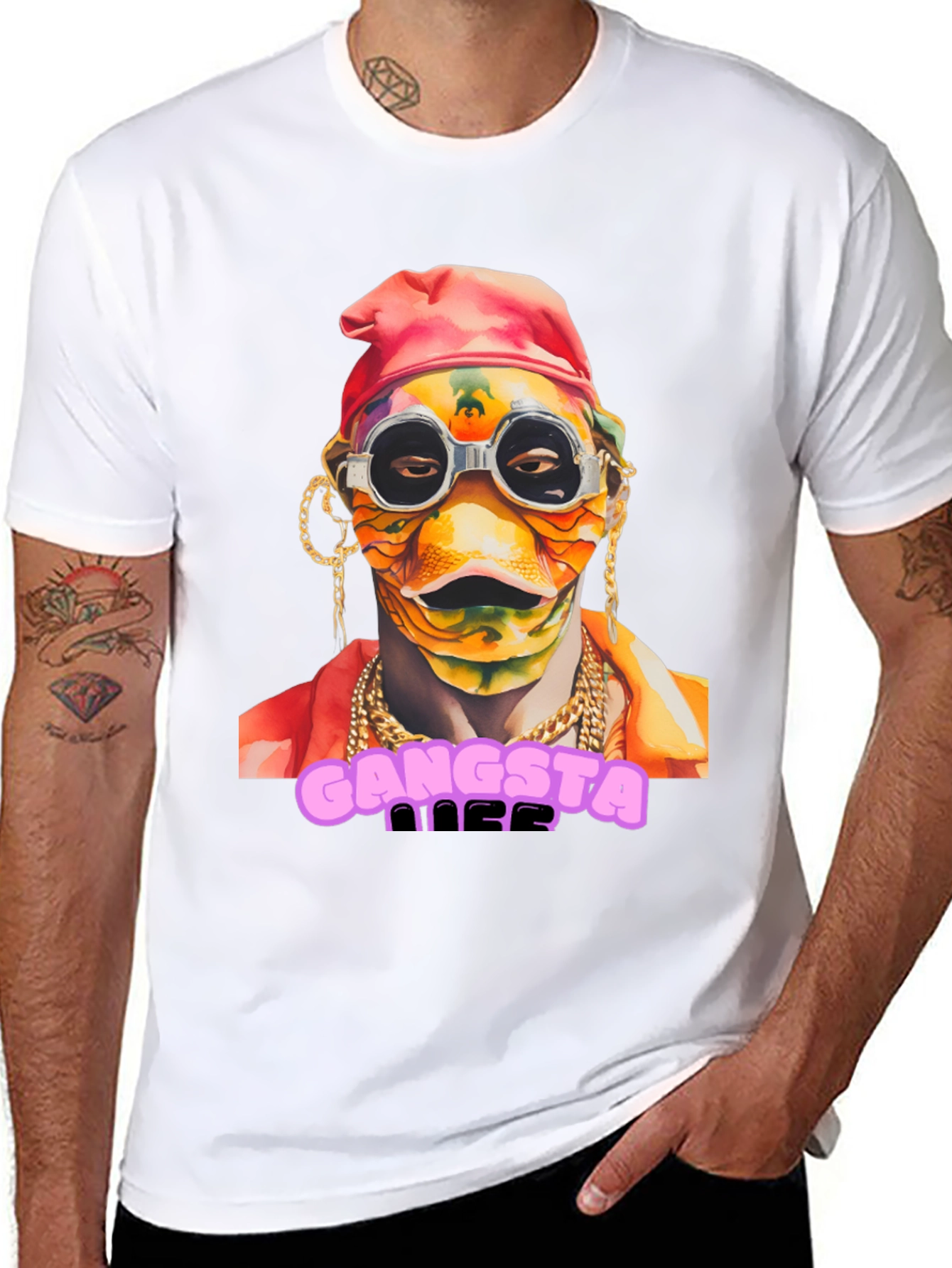 Gangsta Nilla T-Shirt Funky Design
