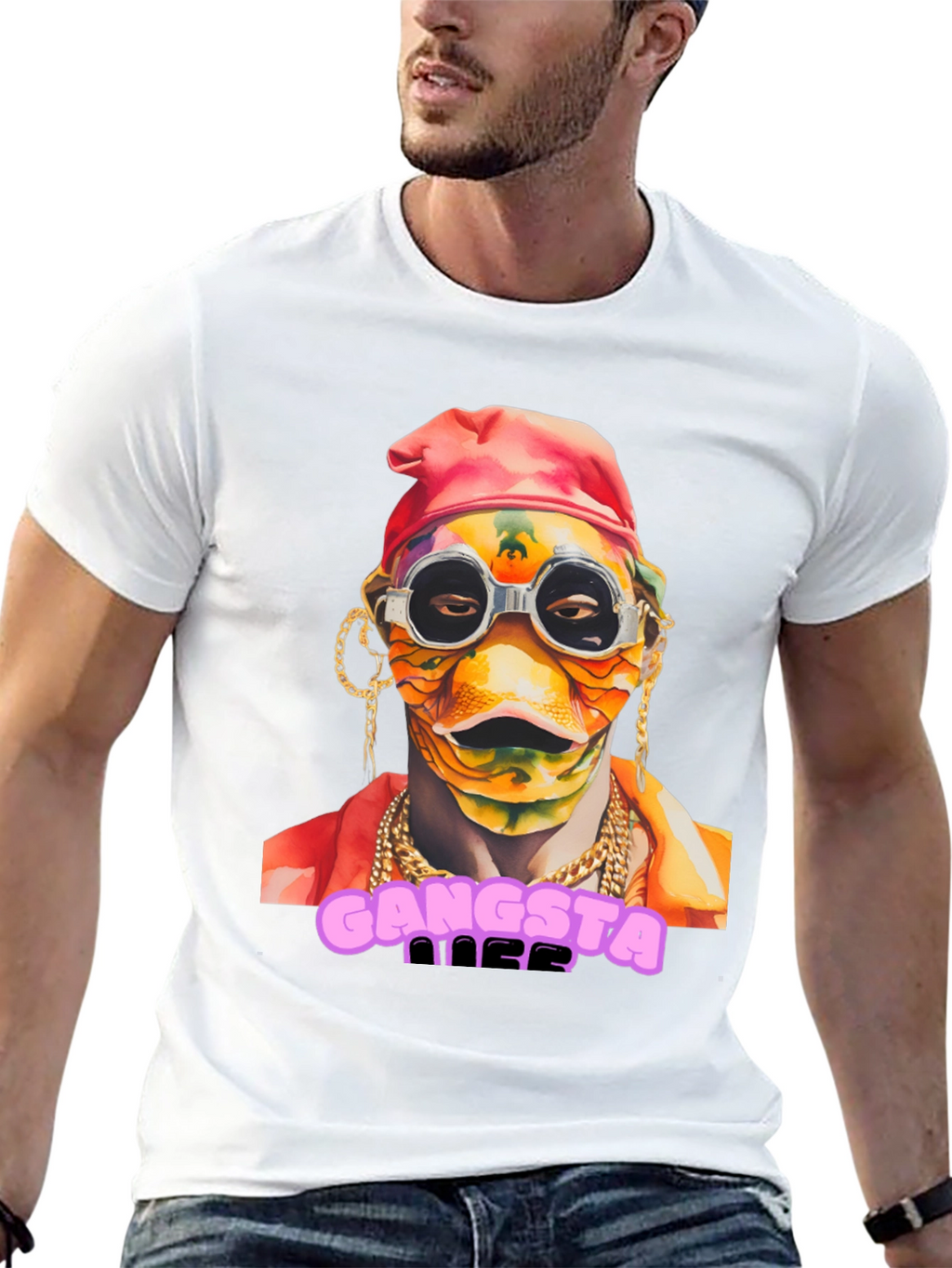 Gangsta Nilla T-Shirt Funky Design