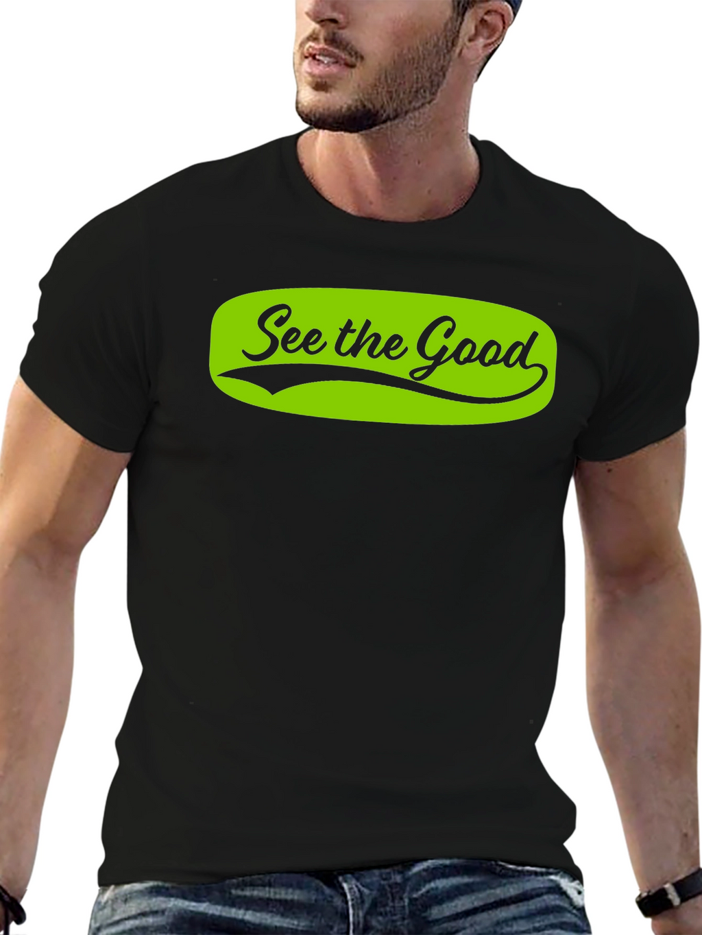 See the Good Black T-Shirt