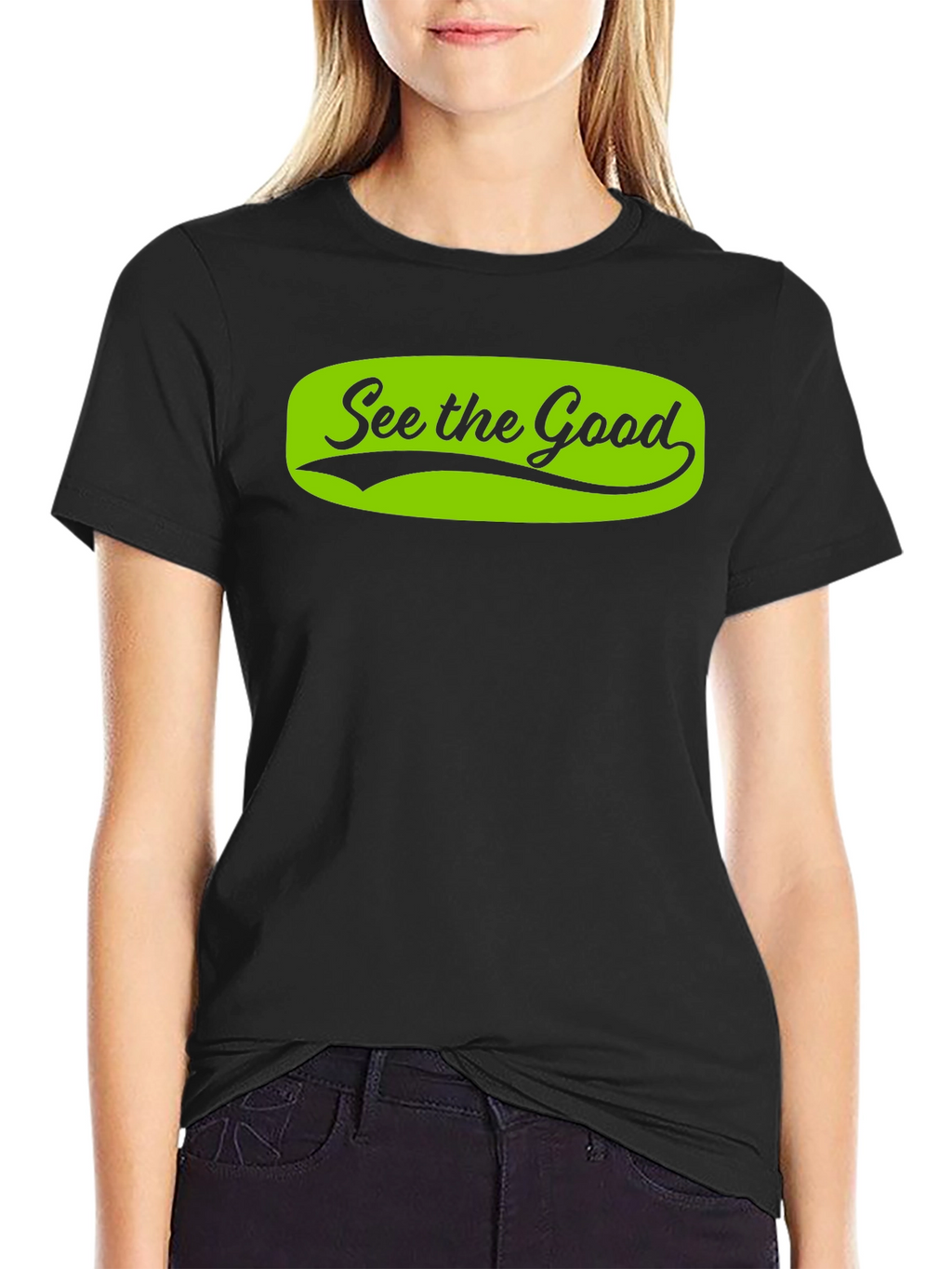 See the Good Black T-Shirt