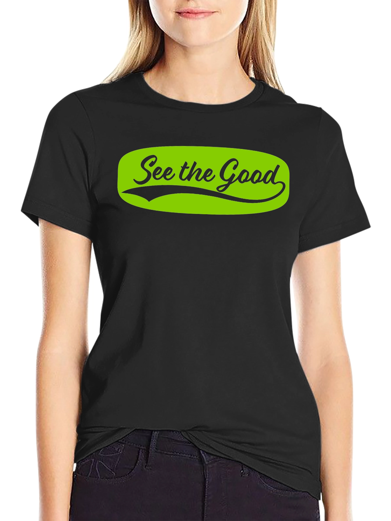 See the Good Black T-Shirt