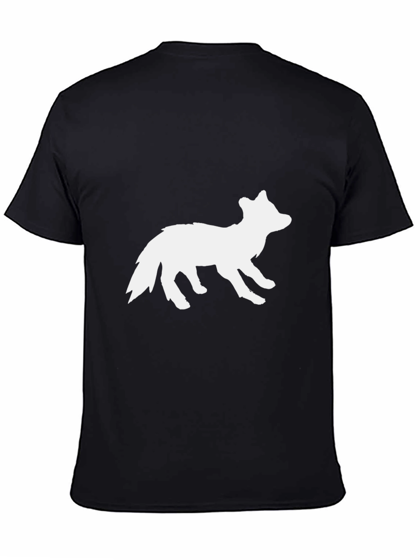Black Fox Graphic Tee - Urban Style