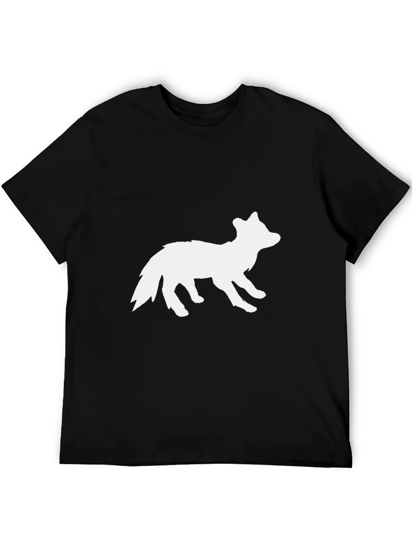 Black Fox Graphic Tee - Urban Style