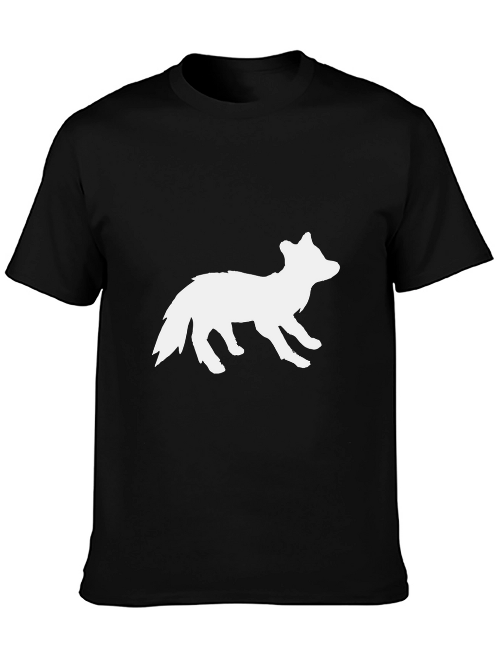 Black Fox Graphic Tee - Urban Style
