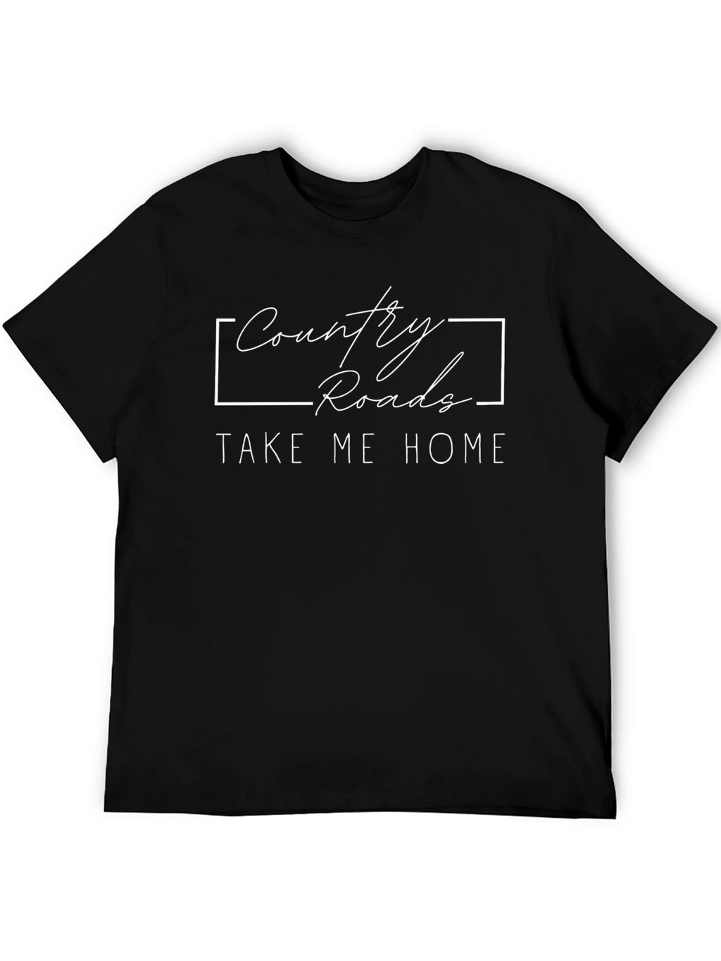 Country Roads Graphic Tee - Black