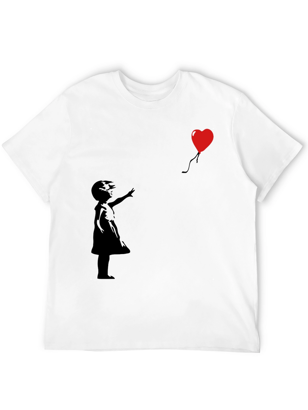 Banksy Girl with Balloon T-Shirt - Stylish Graphic Tee
