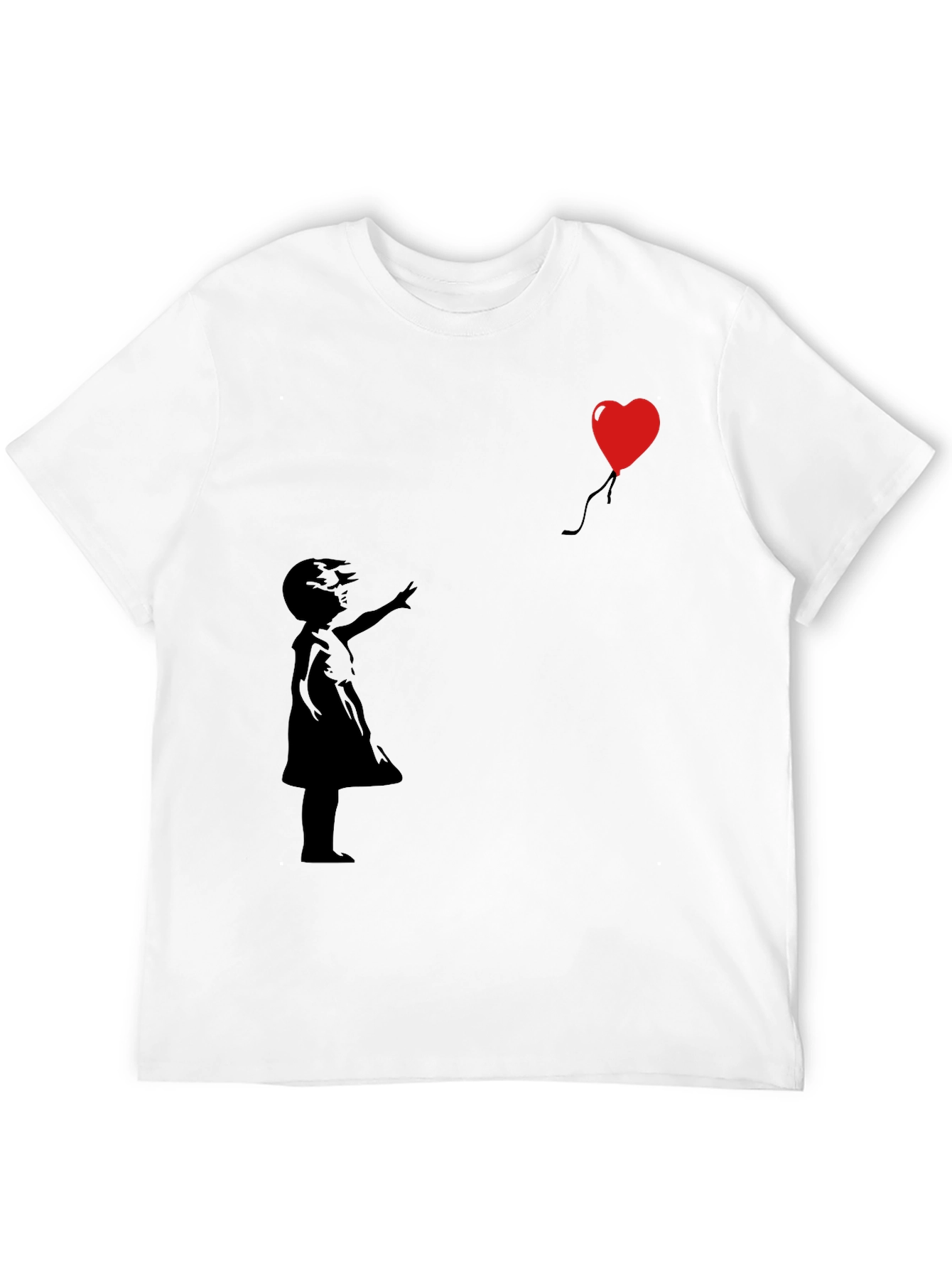 Banksy Girl with Balloon T-Shirt - Stylish Graphic Tee