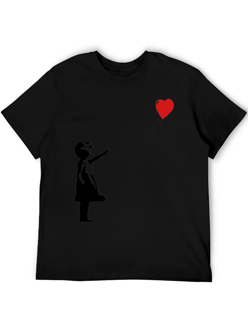 Banksy Girl with Balloon T-Shirt - Stylish Graphic Tee