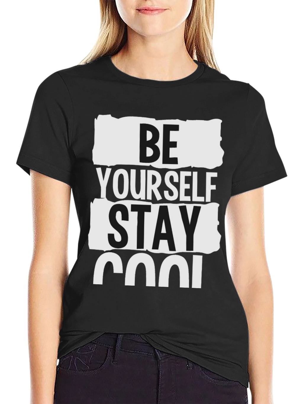 Be Yourself Stay Cool Graphic T-Shirt