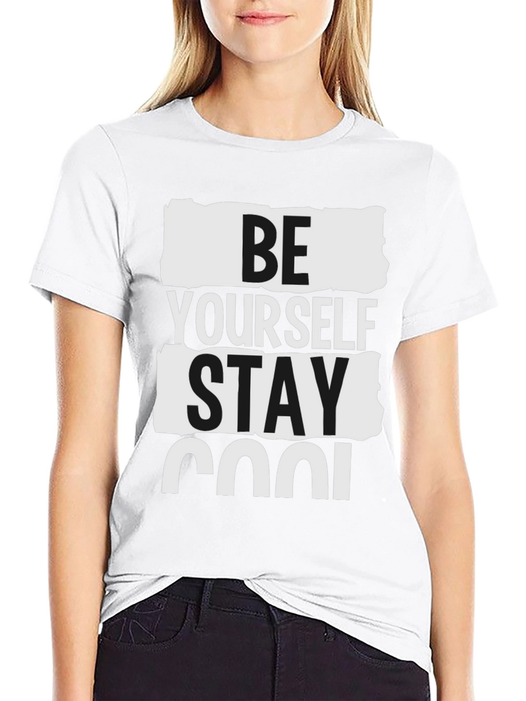 Be Yourself Stay Cool Graphic T-Shirt