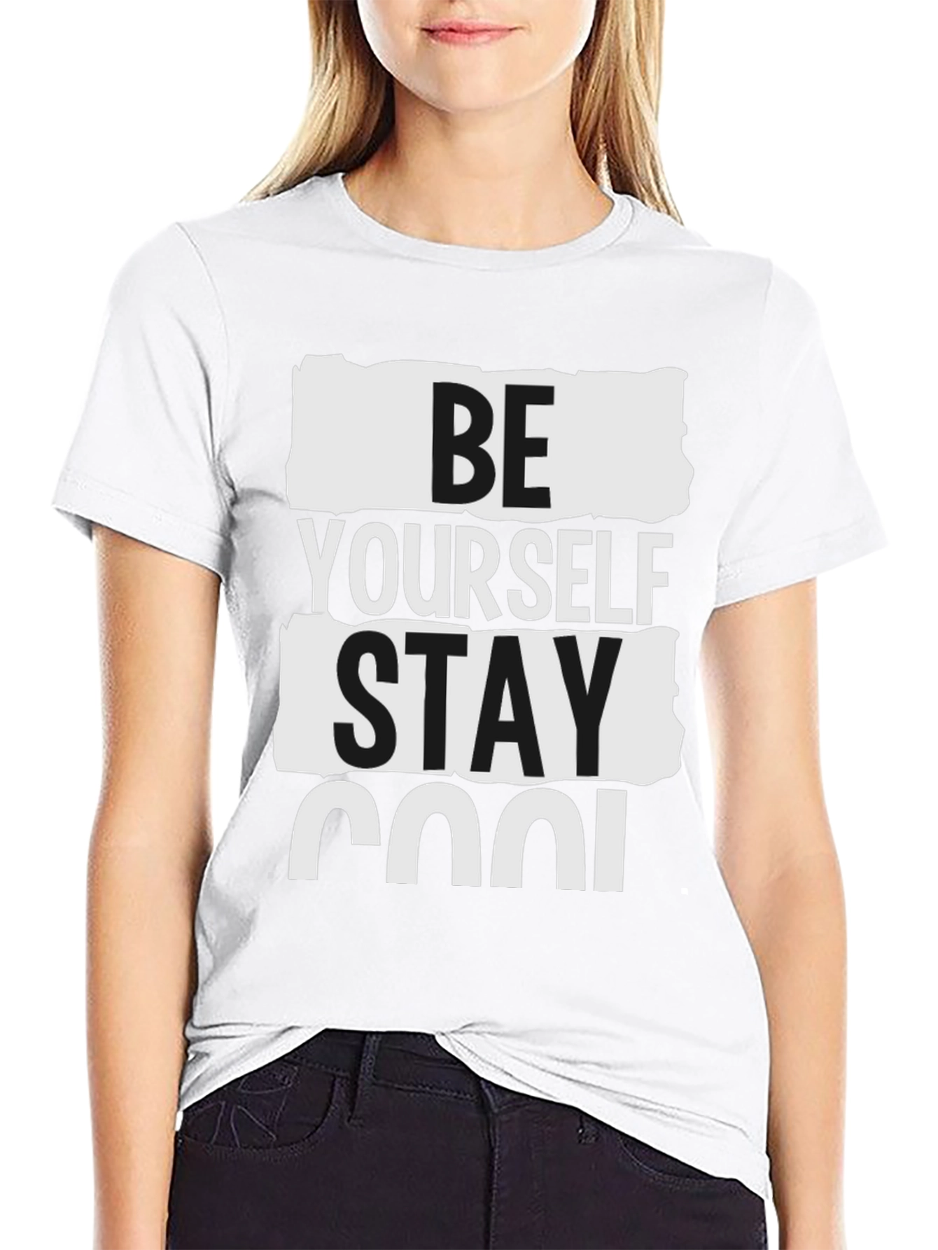 Be Yourself Stay Cool Graphic T-Shirt