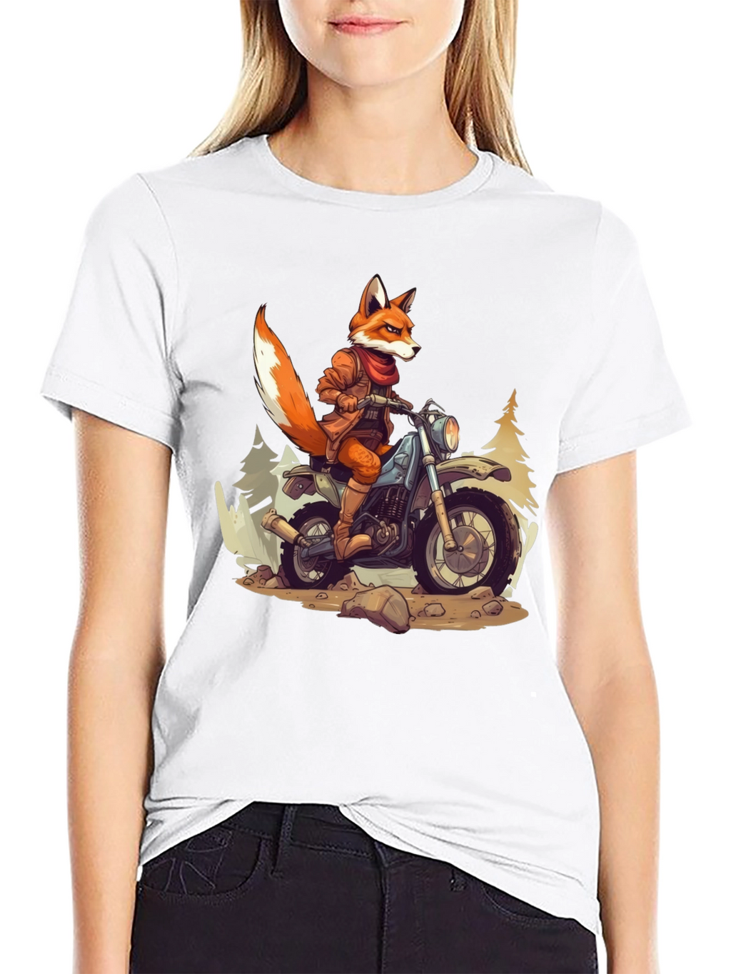 Fox Rider Graphic T-Shirt