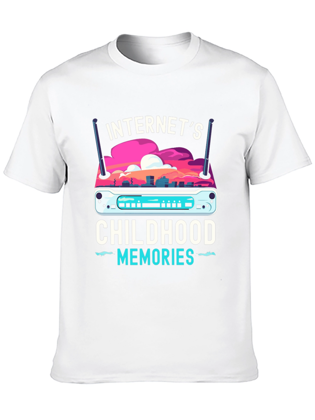 Internets Childhood Memories Router T-Shirt