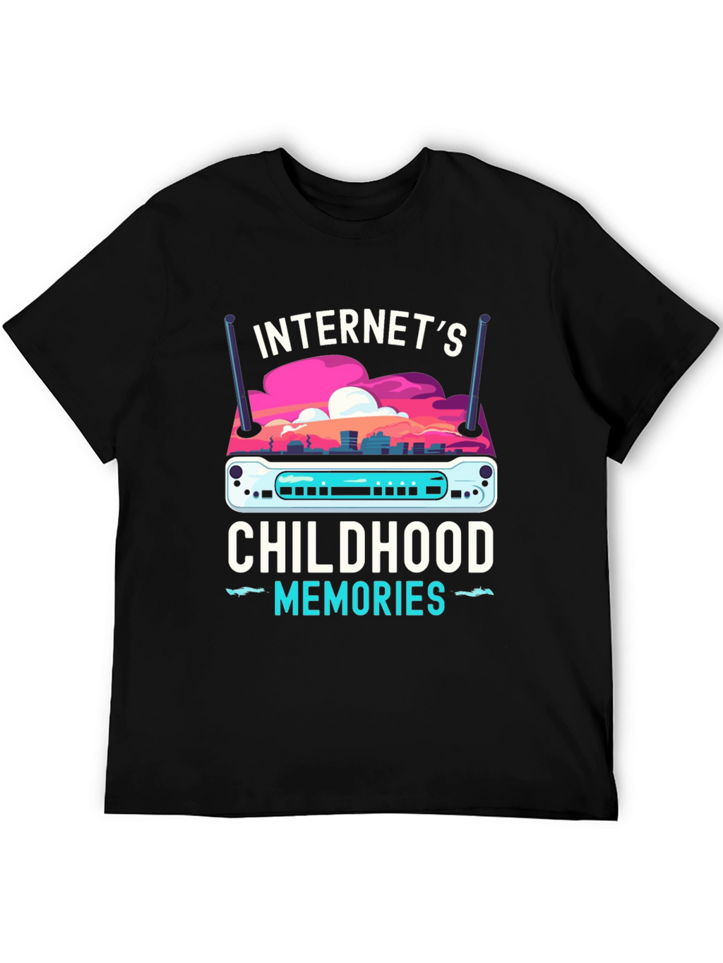 Internets Childhood Memories Router T-Shirt