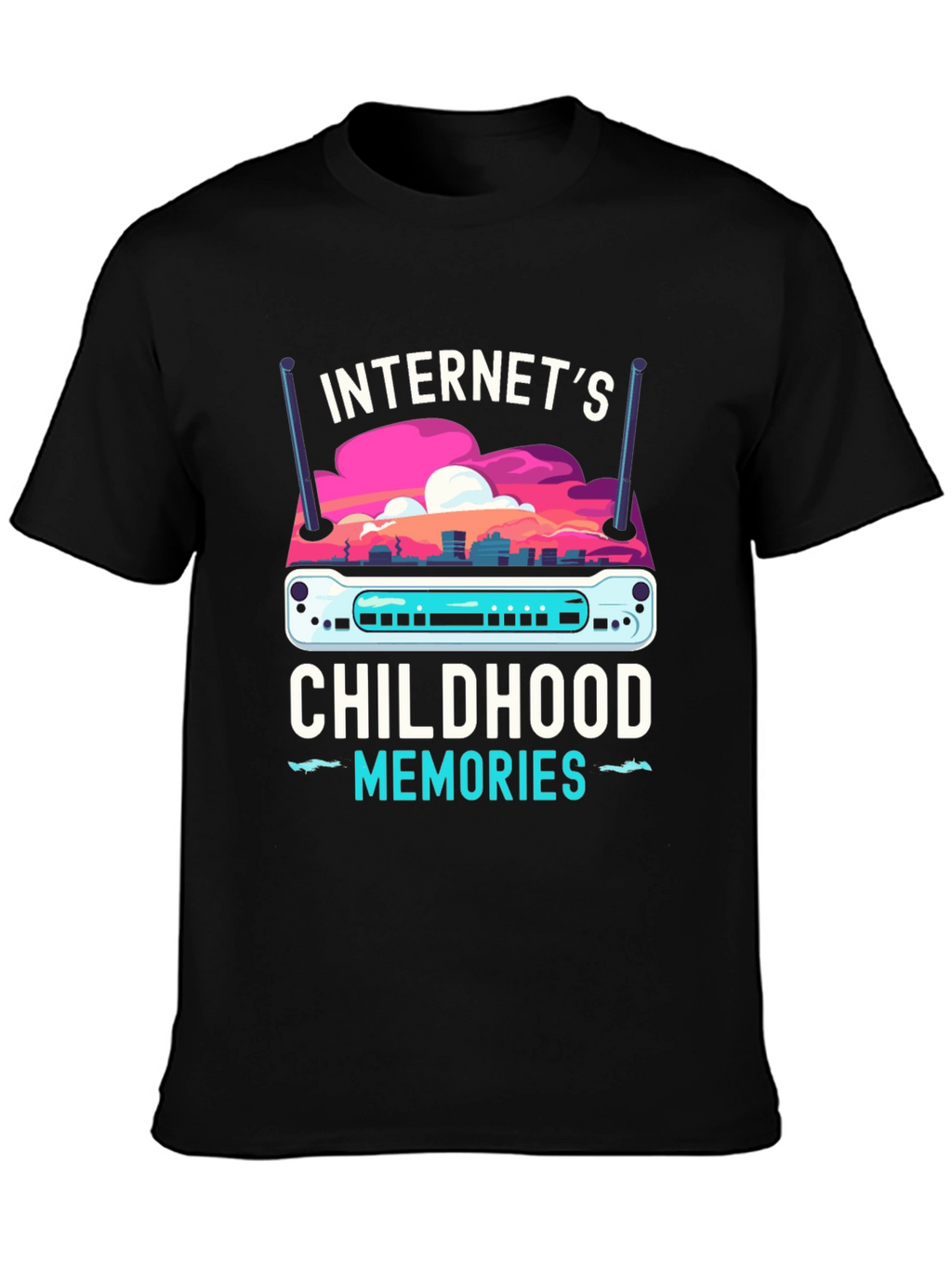 Internets Childhood Memories Router T-Shirt