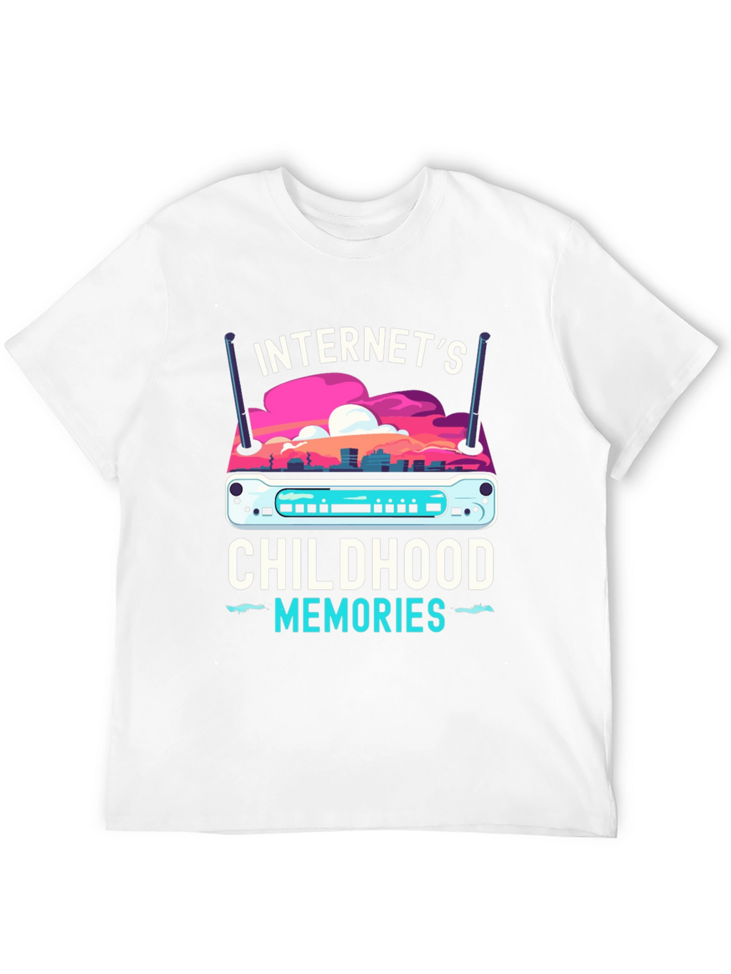 Internets Childhood Memories Router T-Shirt