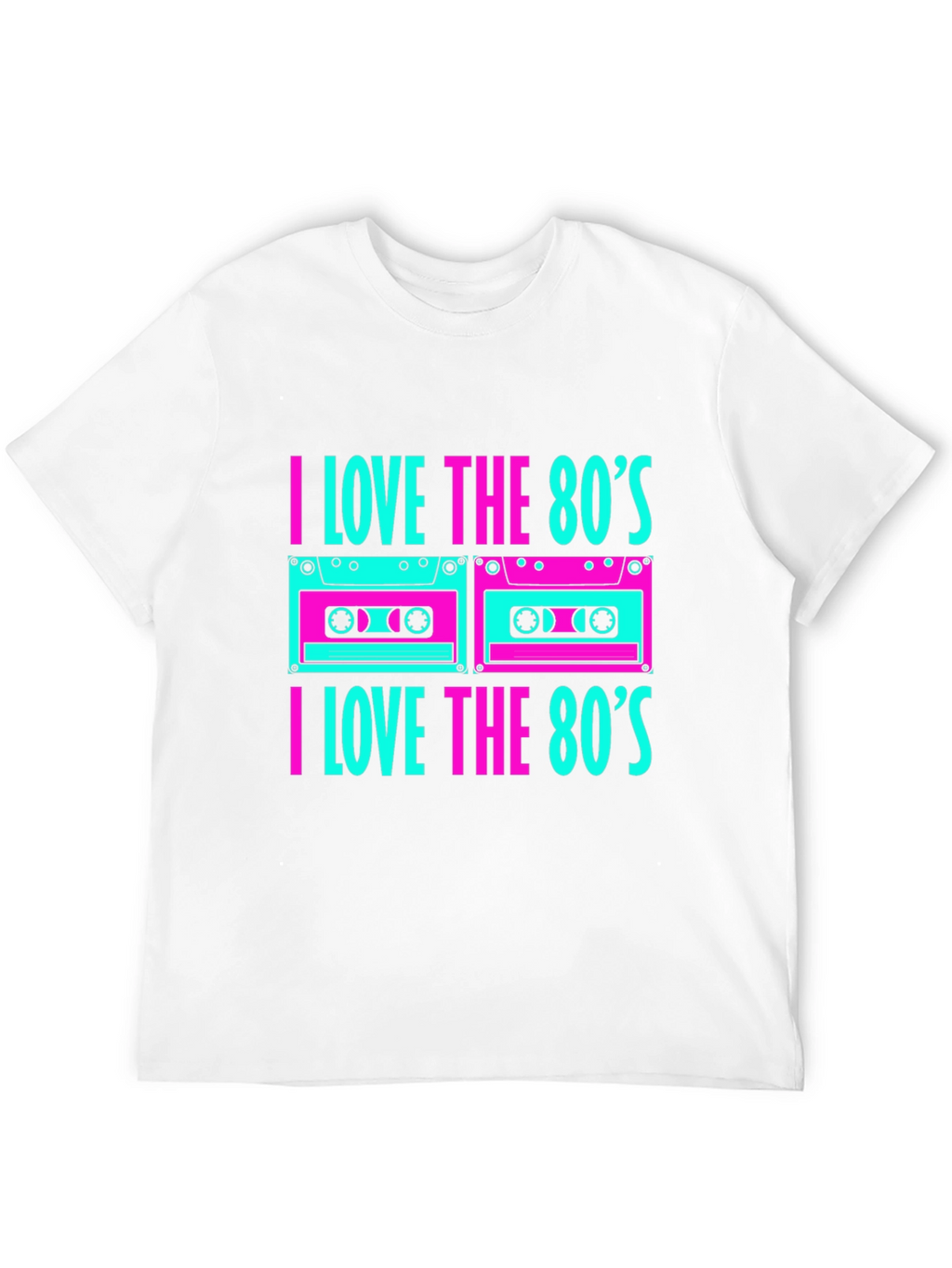 I Love the 80s Cassette Tape Graphic T-Shirt