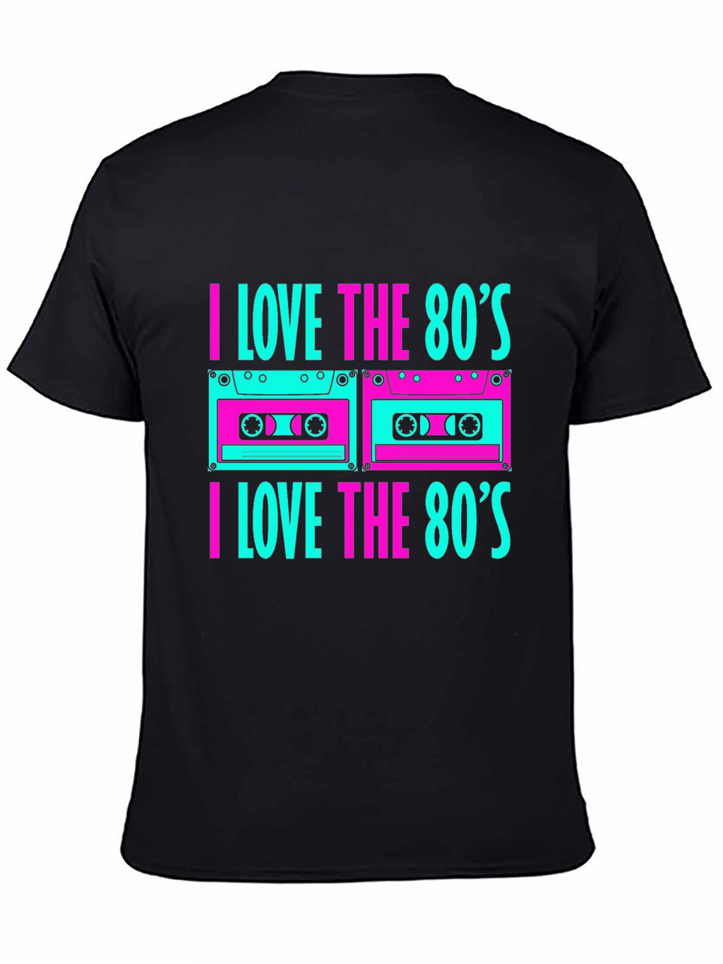 I Love the 80s Cassette Tape Graphic T-Shirt