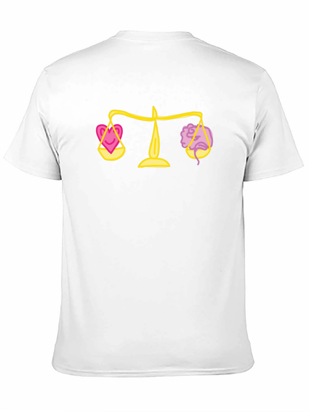 Balance Heart & Mind Black Graphic Tee