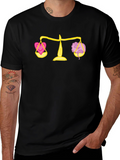Balance Heart & Mind Black Graphic Tee