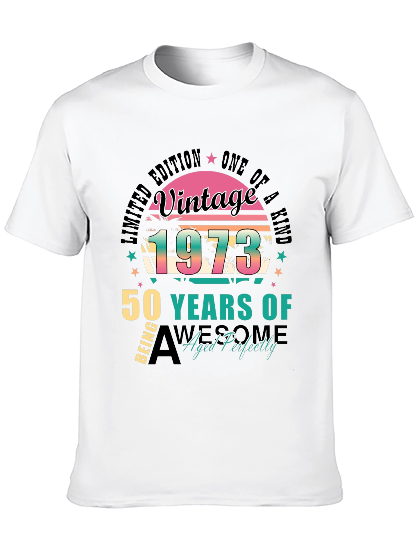 Vintage 1973 50th Birthday T-Shirt Limited Edition