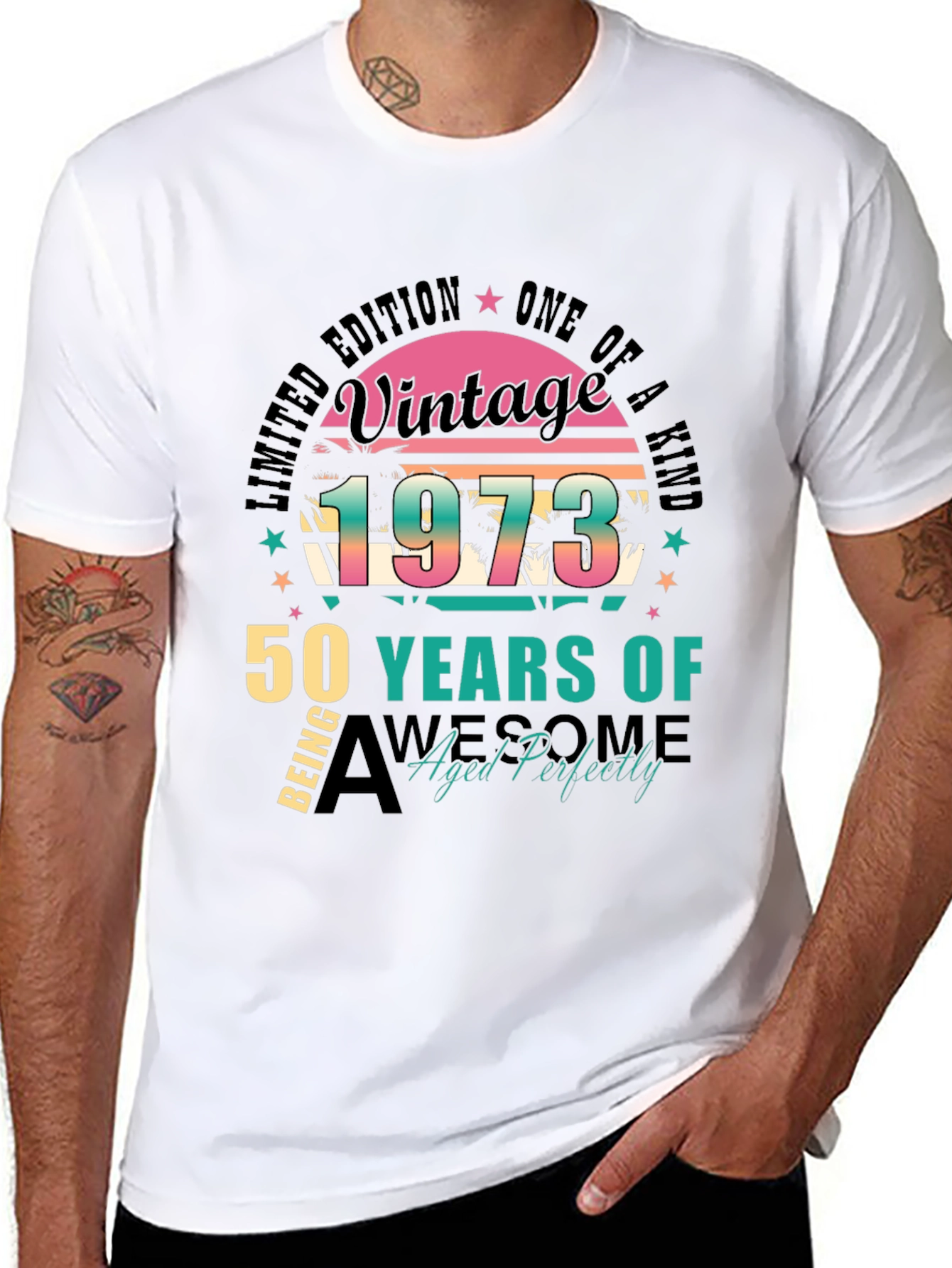 Vintage 1973 50th Birthday T-Shirt Limited Edition