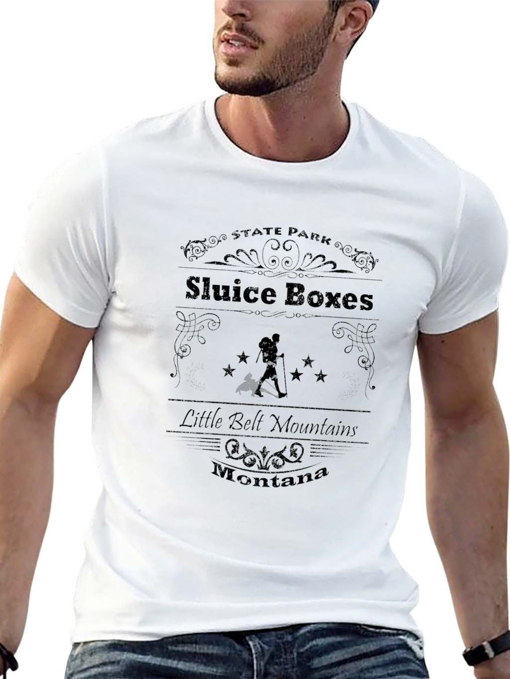 Sluice Boxes Montana Graphic T-Shirt