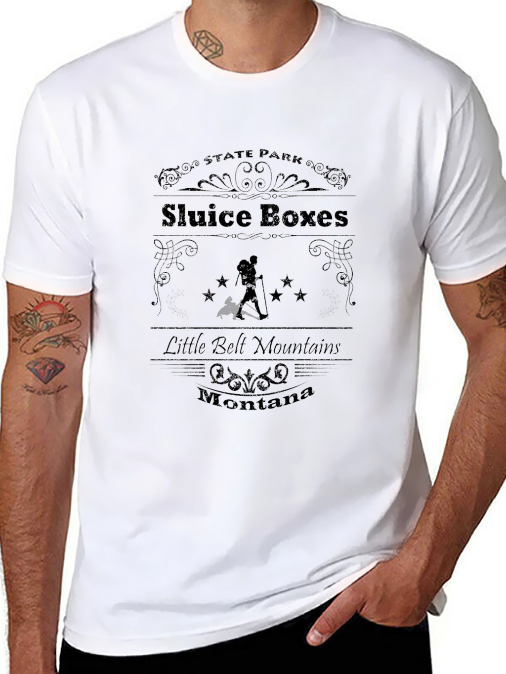 Sluice Boxes Montana Graphic T-Shirt