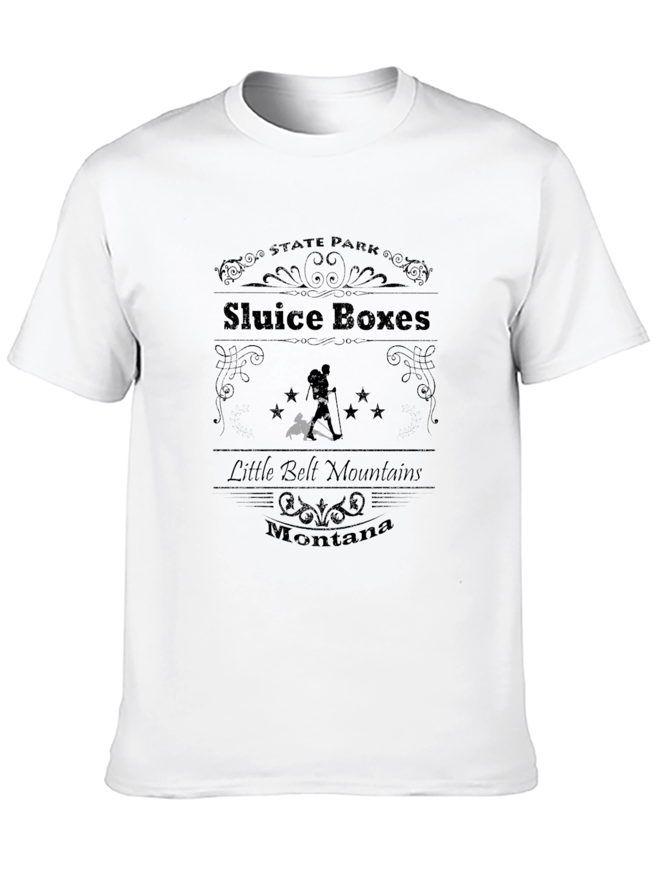 Sluice Boxes Montana Graphic T-Shirt