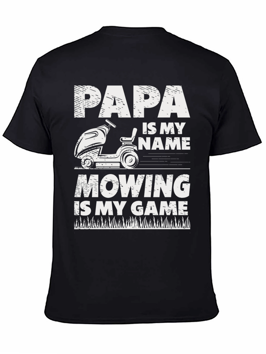 Papa Mowing T-Shirt - Lawn Care Gift